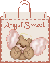angel sweet bear bag