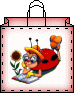 ladybug blinkie bag